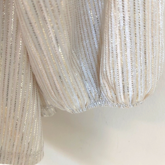 Lane Bryant Metallic Festive Blouse 22/24 - Picture 10 of 16